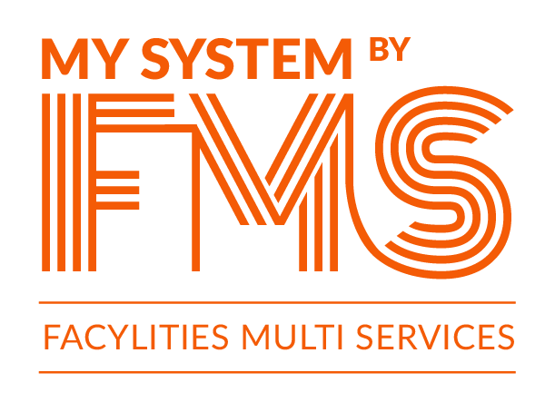 Logo my system orange sans fond
