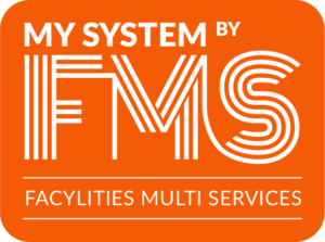 logo my system fond orange